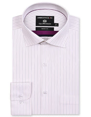Stripe Mauve Tailored Smart Fit Shirt FS2928-1SF-14.5