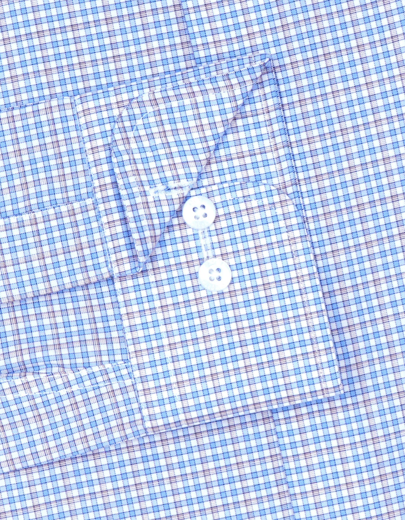 Check Blue Smart Fit Shirt FS2928SF-15.5