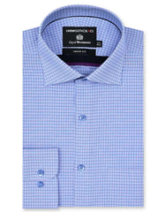 Check Navy Smart Fit Shirt FS2929SF-14.5