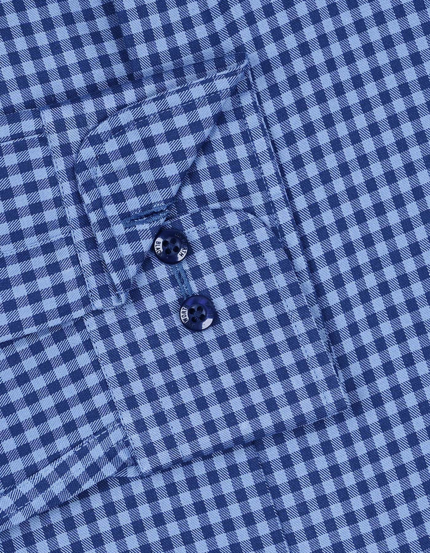 Check M Blue Tailored Smart Fit Shirt FS2932-1SF-15.5