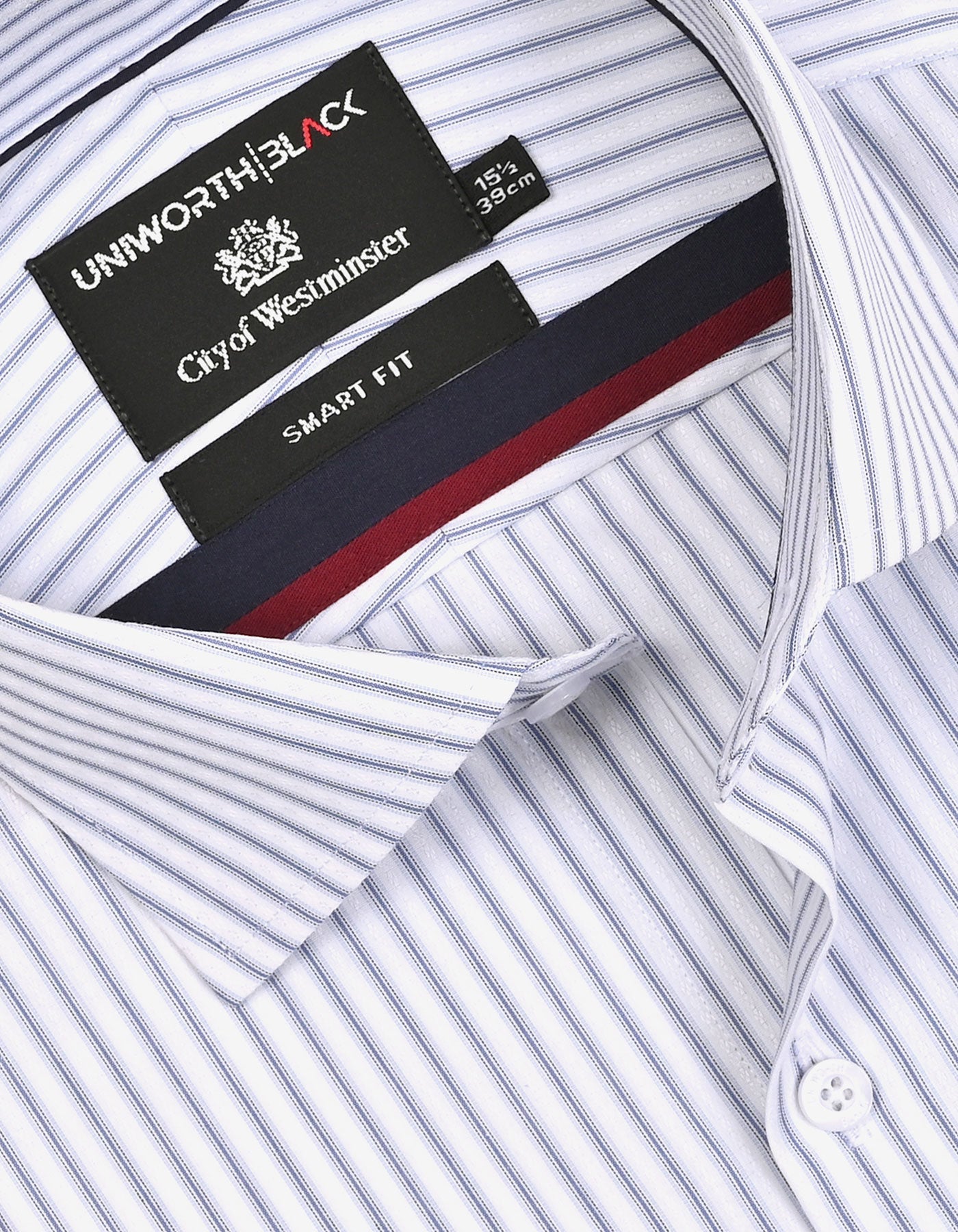 Stripe Blue Tailored Smart Fit Shirt FS2932-2SF-15