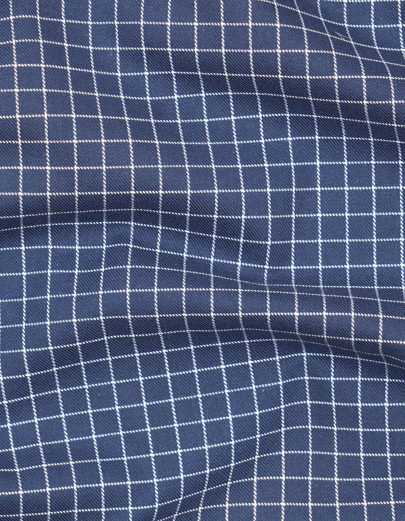 Check Navy Tailored Smart Fit Shirt FS2933SF-16