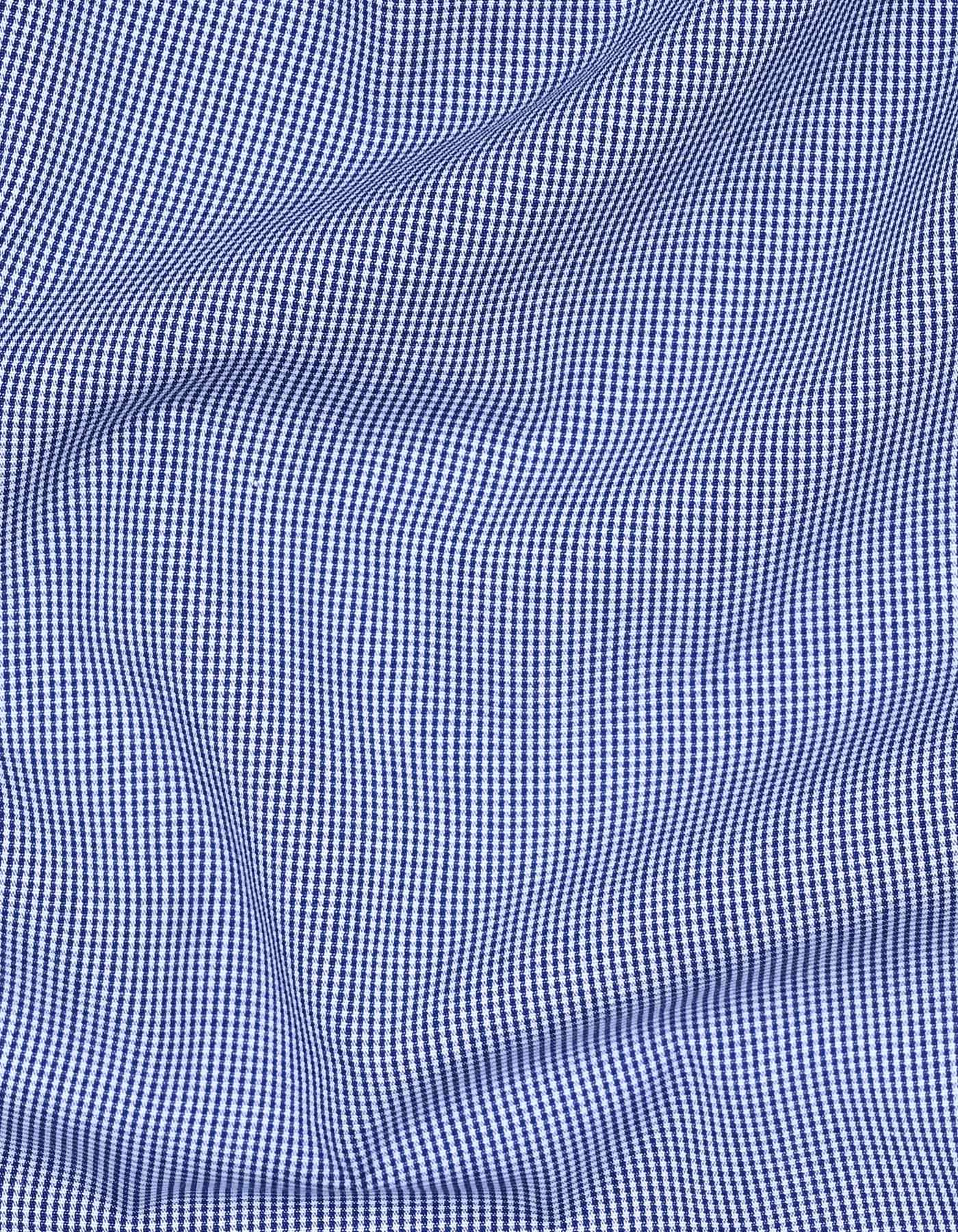 Check Blue Tailored Smart Fit Shirt FS2934SF-16