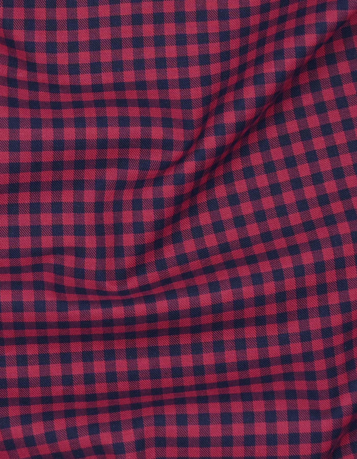 Check Maroon Tailored Smart Fit Shirt FS2935SF-16