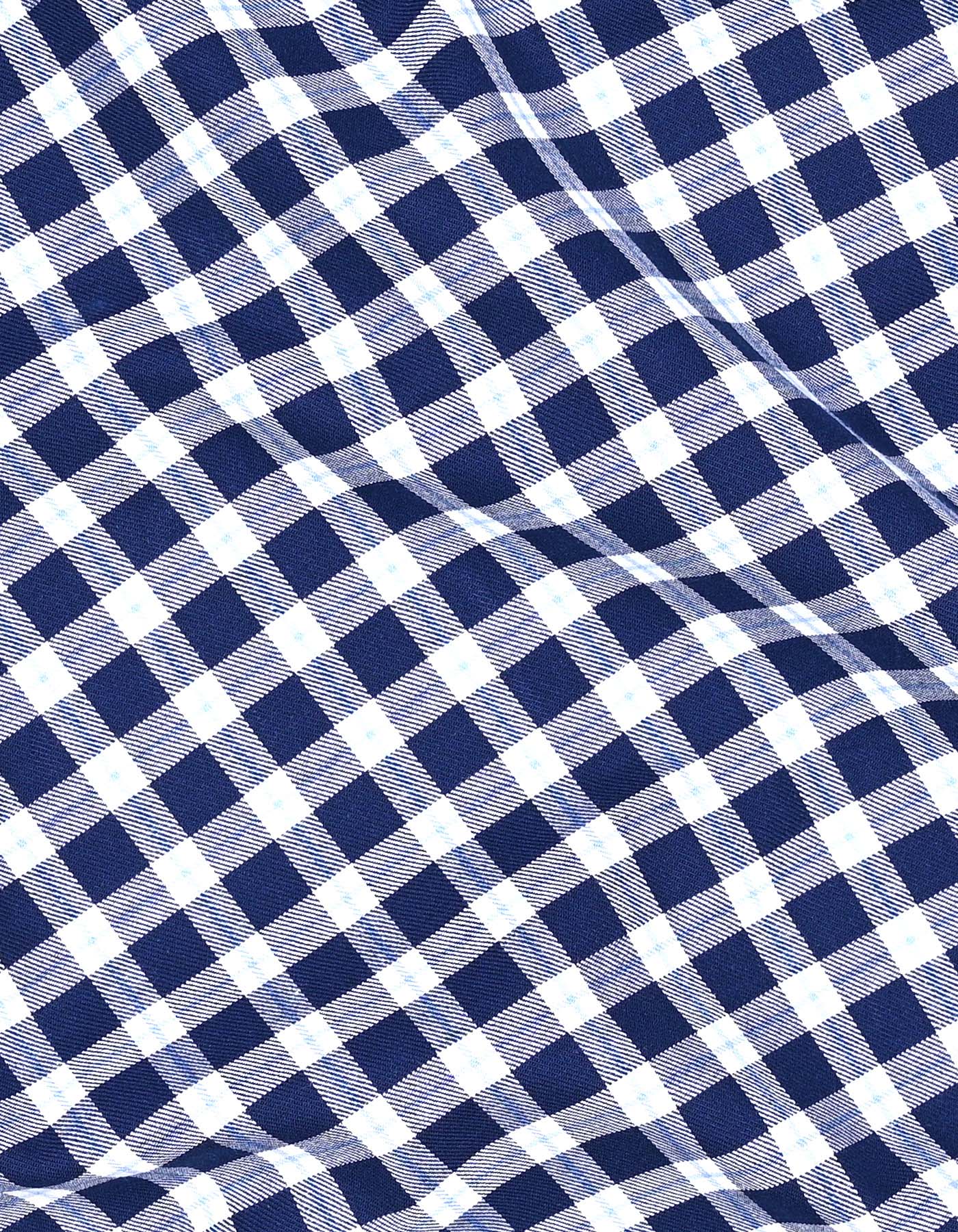 Check Navy Classic Fit Shirt FS2937-1RF-16