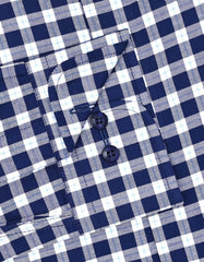 Check Navy Tailored Smart Fit Shirt FS2937-1SF-15.5
