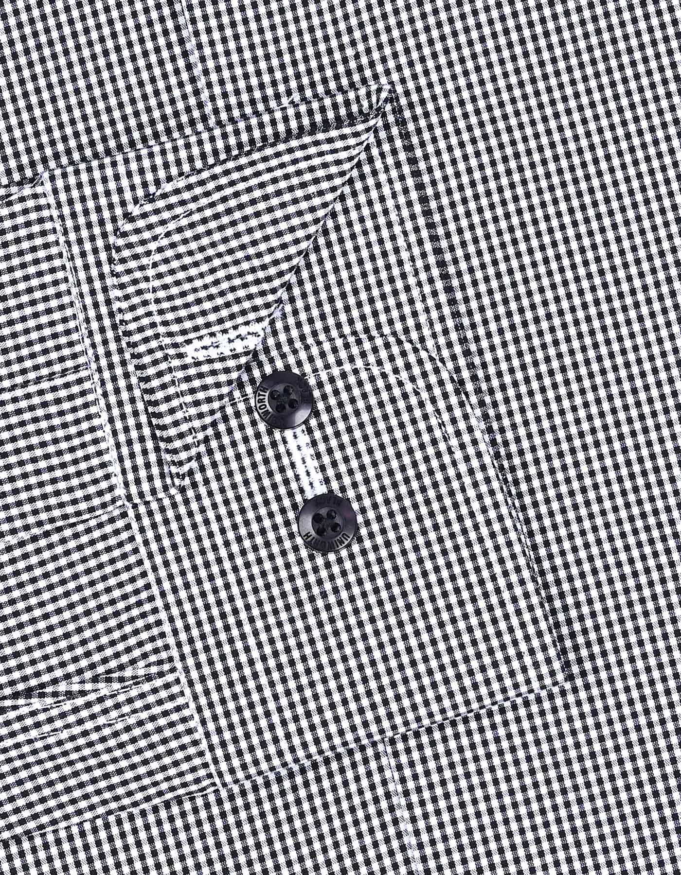 Check Black Tailored Smart Fit Shirt FS2939-1SF-15.5