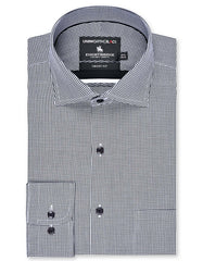Check Black Tailored Smart Fit Shirt FS2939-1SF-14.5