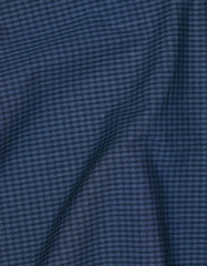 Check Navy Tailored Smart Fit Shirt FS2940SF-16