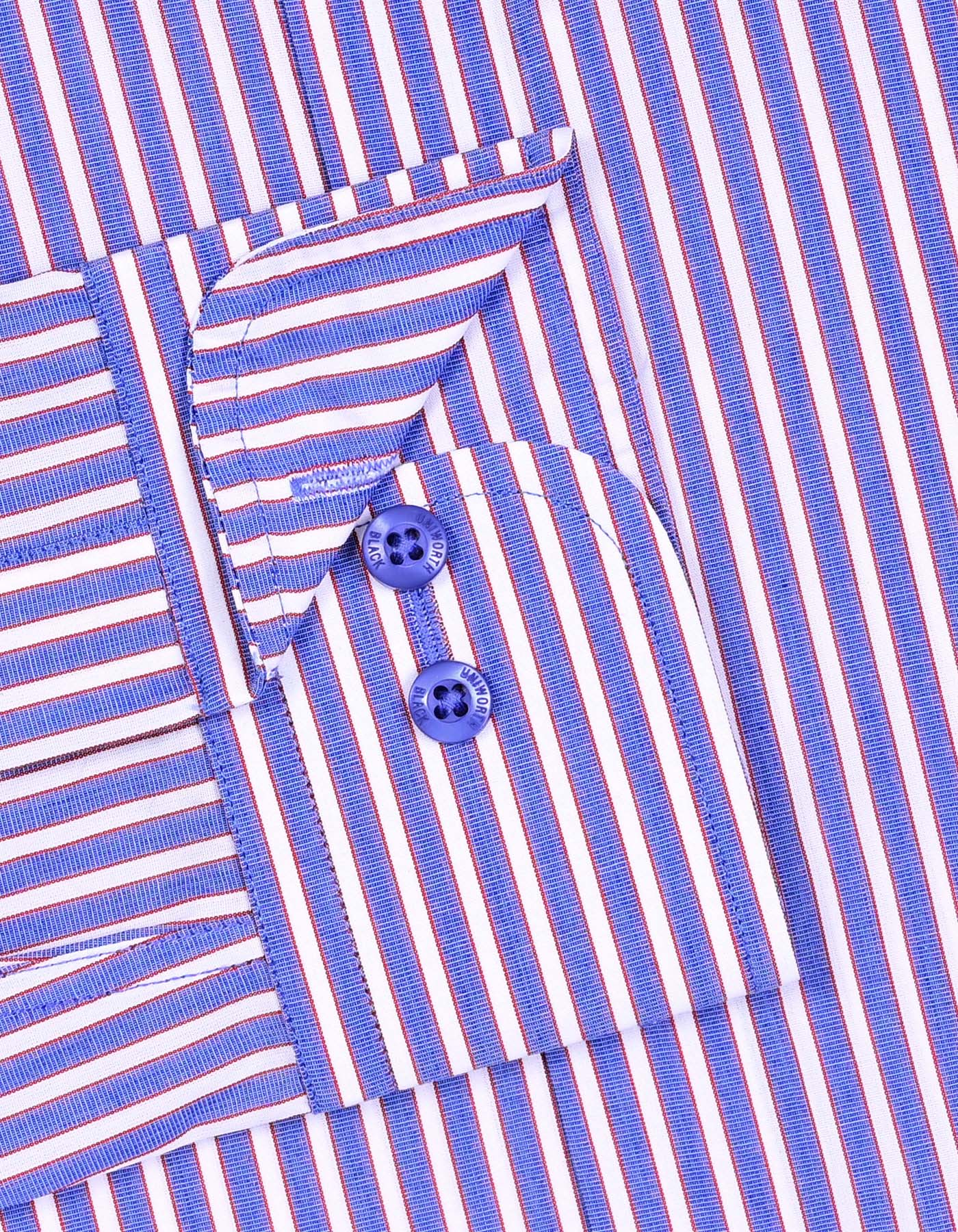Stripe Blue Classic Fit Shirt FS2943RF-15.5