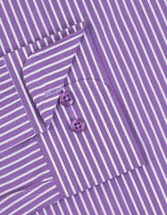 Stripe L Purple Tailored Smart Fit Shirt FS2944-1SF-15.5