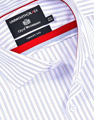 Stripe Red Tailored Smart Fit Shirt FS2945-1SF-15