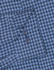 Check Navy Tailored Smart Fit Shirt FS2948SF-15.5