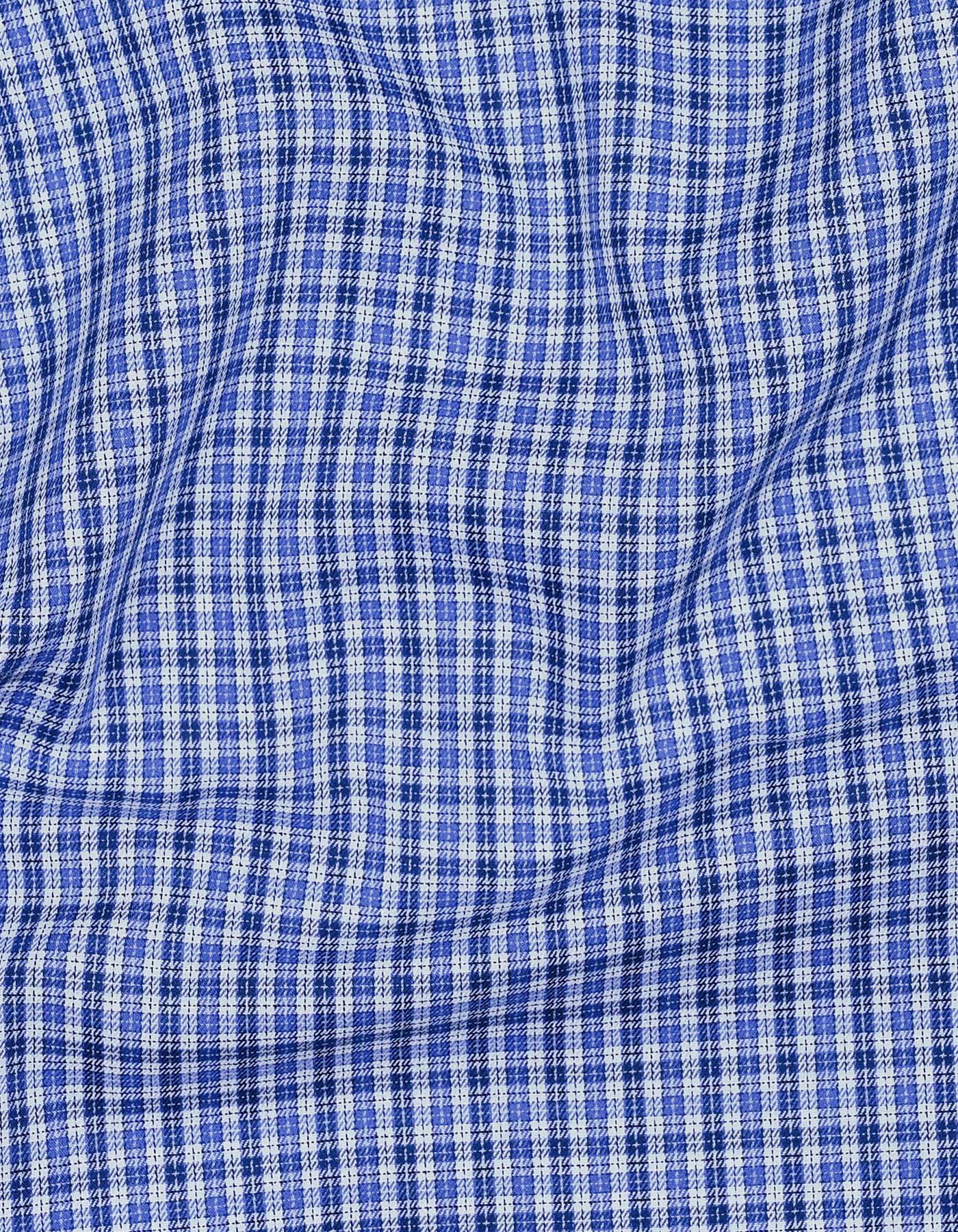 Check Navy Smart Fit Shirt FS2950SH-16