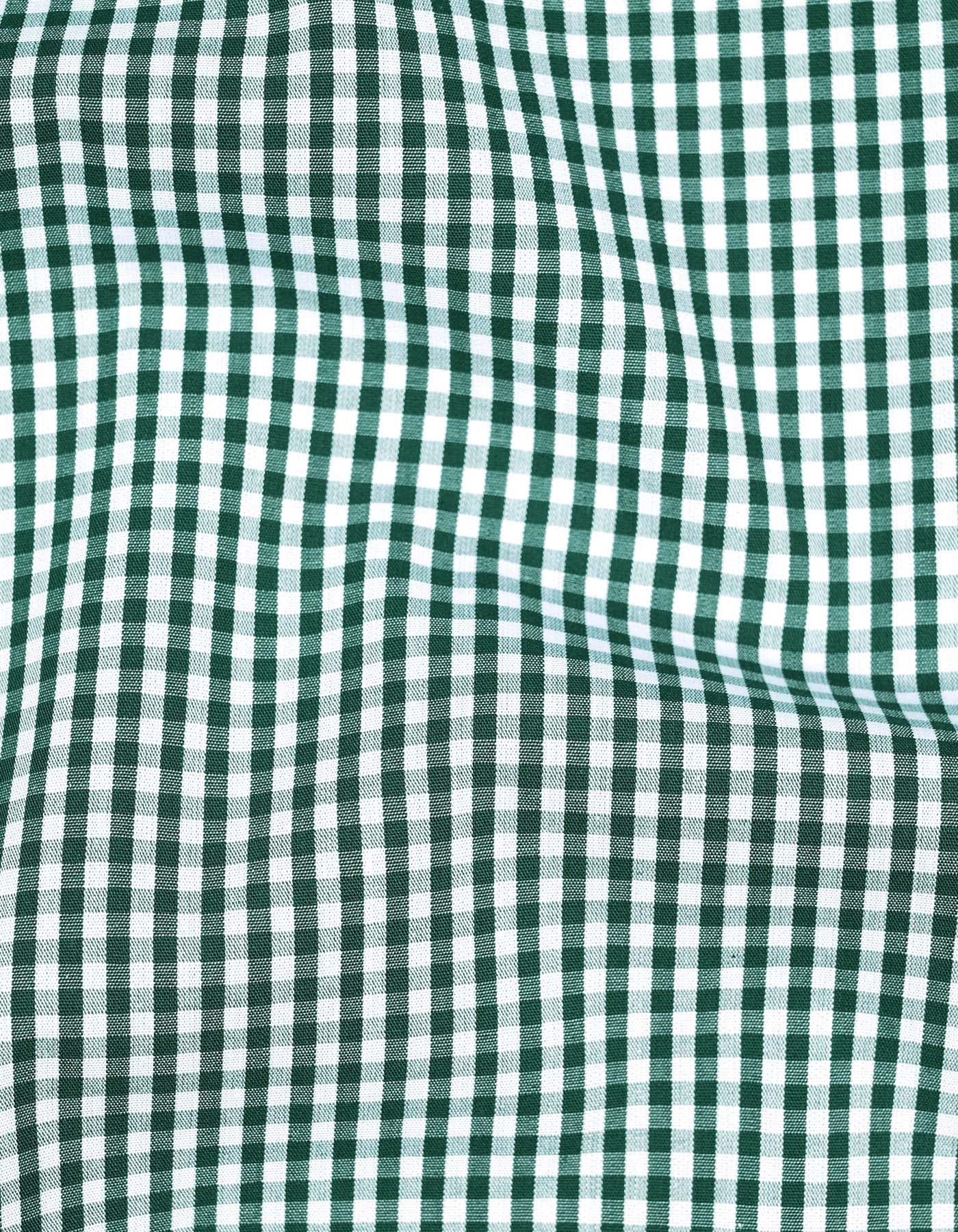 Check Green Classic Fit Shirt FS2953RF-16