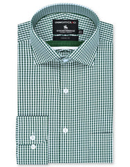 Check Green Classic Fit Shirt FS2953RF-14.5