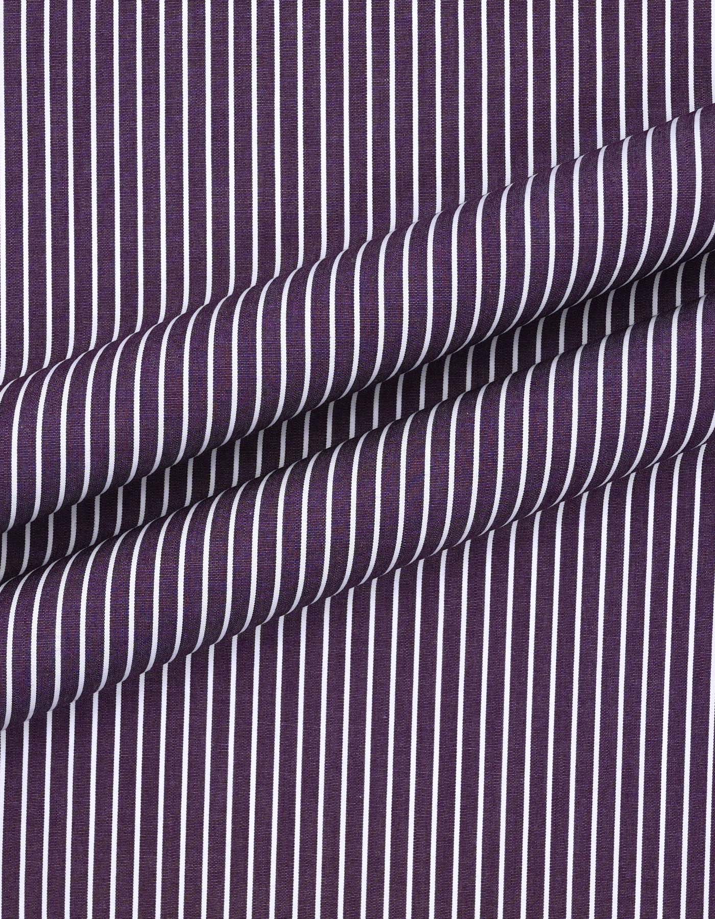 Stripe D Purple Classic Fit Shirt FS2957-1RF-16