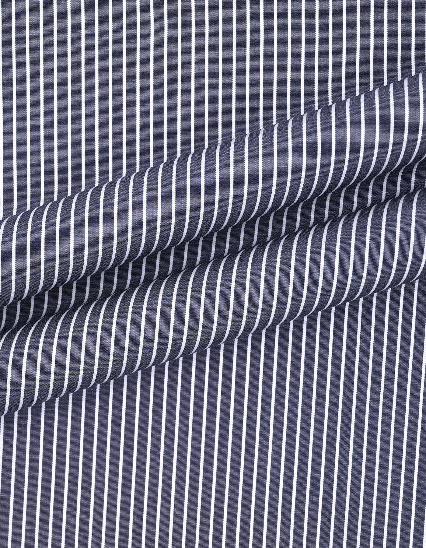 Stripe Grey Classic Fit Shirt FS2958-1RF-16