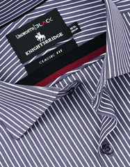Stripe Grey Classic Fit Shirt FS2958-1RF-15