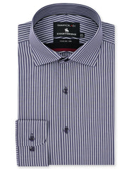 Stripe Grey Classic Fit Shirt FS2958-1RF-14.5