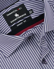 Stripe Grey Tailored Smart Fit Shirt FS2958-1SF-15