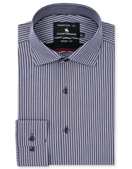 Stripe Grey Tailored Smart Fit Shirt FS2958-1SF-14.5