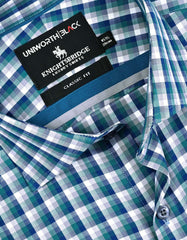 Check Green Classic Fit Shirt FS2970RF-15