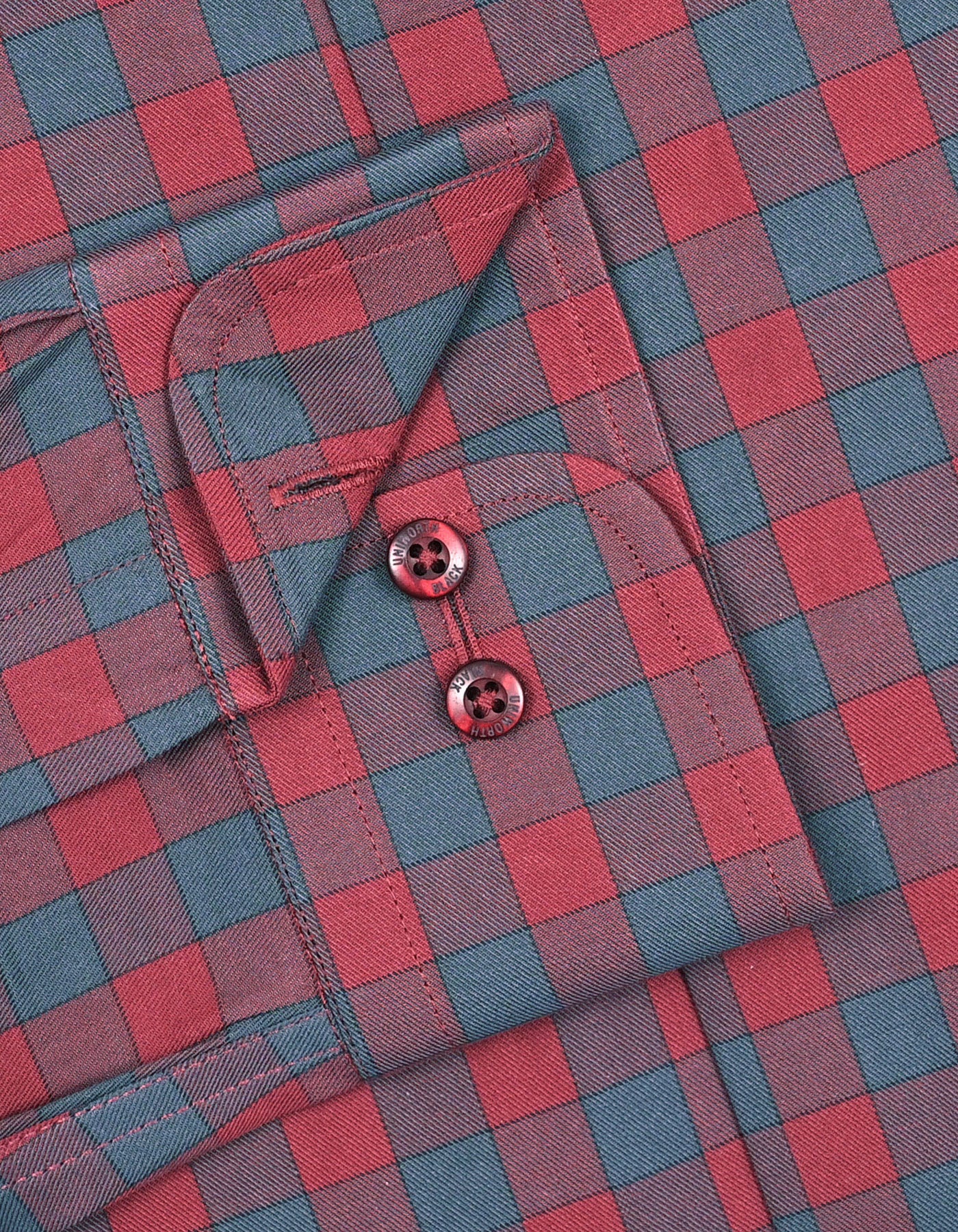 Check Red Classic Fit Shirt FS2971RF-15.5