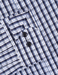 Check Navy Classic Fit Shirt FS2976RF-15.5