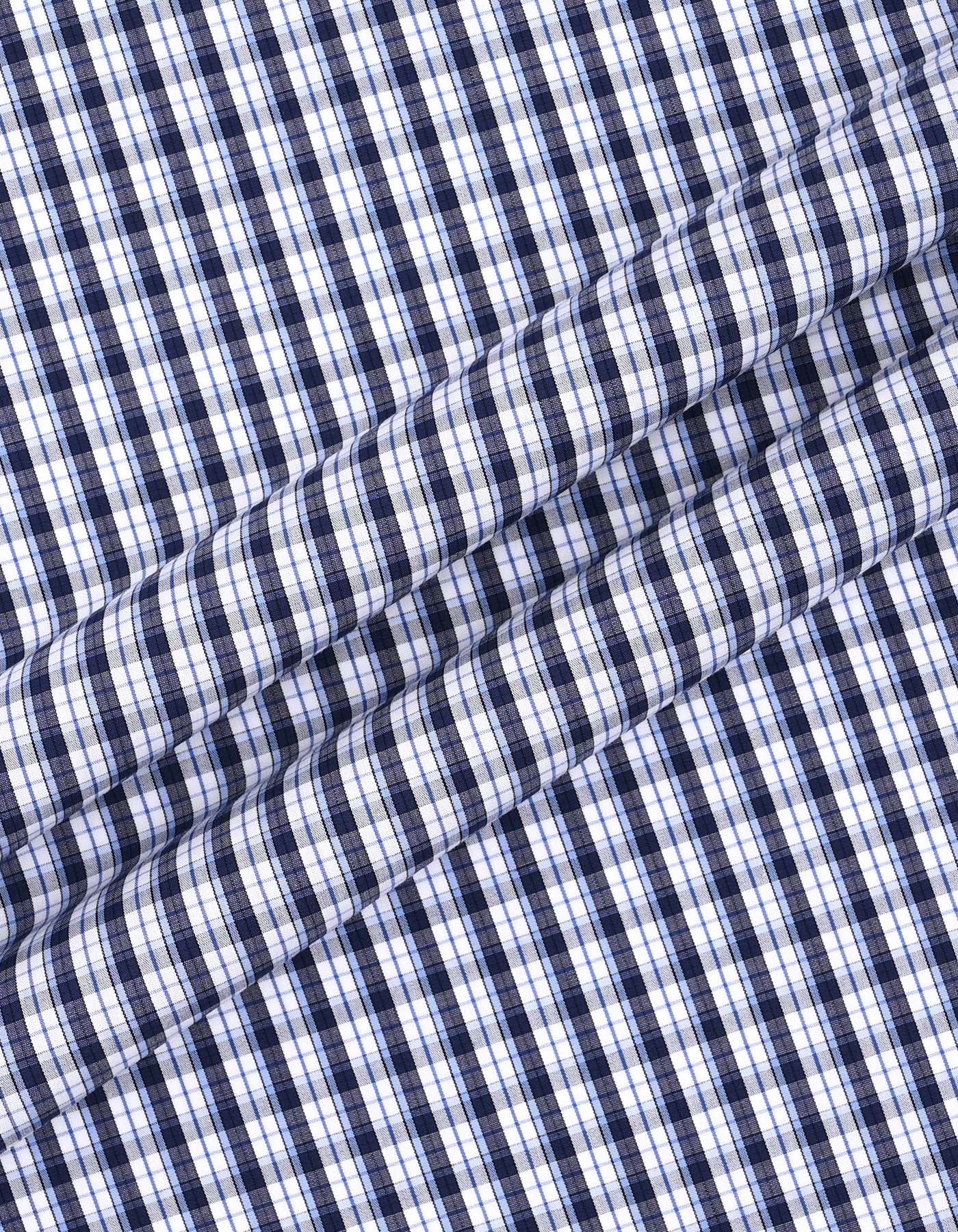 Check Navy Classic Fit Shirt FS2976RF-16