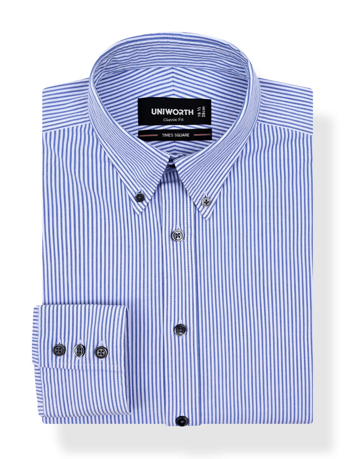 Stripe Blue Classic Fit Shirt FS2984RF-14.5