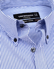 Stripe Blue Classic Fit Shirt FS2984RF-15