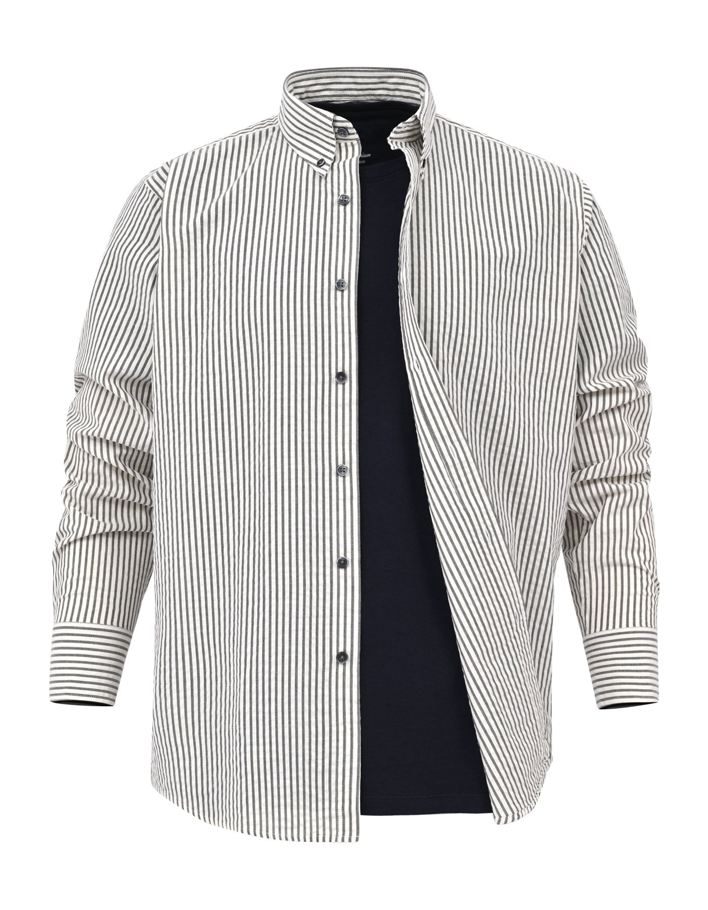 Stripe Grey Classic Fit Shirt FS2985RF-16