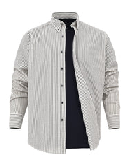 Stripe Grey Classic Fit Shirt FS2985RF-16