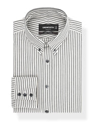 Stripe Grey Classic Fit Shirt FS2985RF-14.5