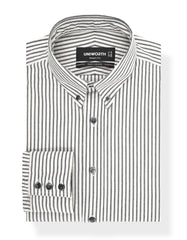 Stripe Grey Tailored Smart Fit Shirt FS2985SF-14.5