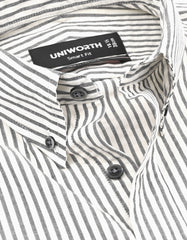 Stripe Grey Tailored Smart Fit Shirt FS2985SF-15