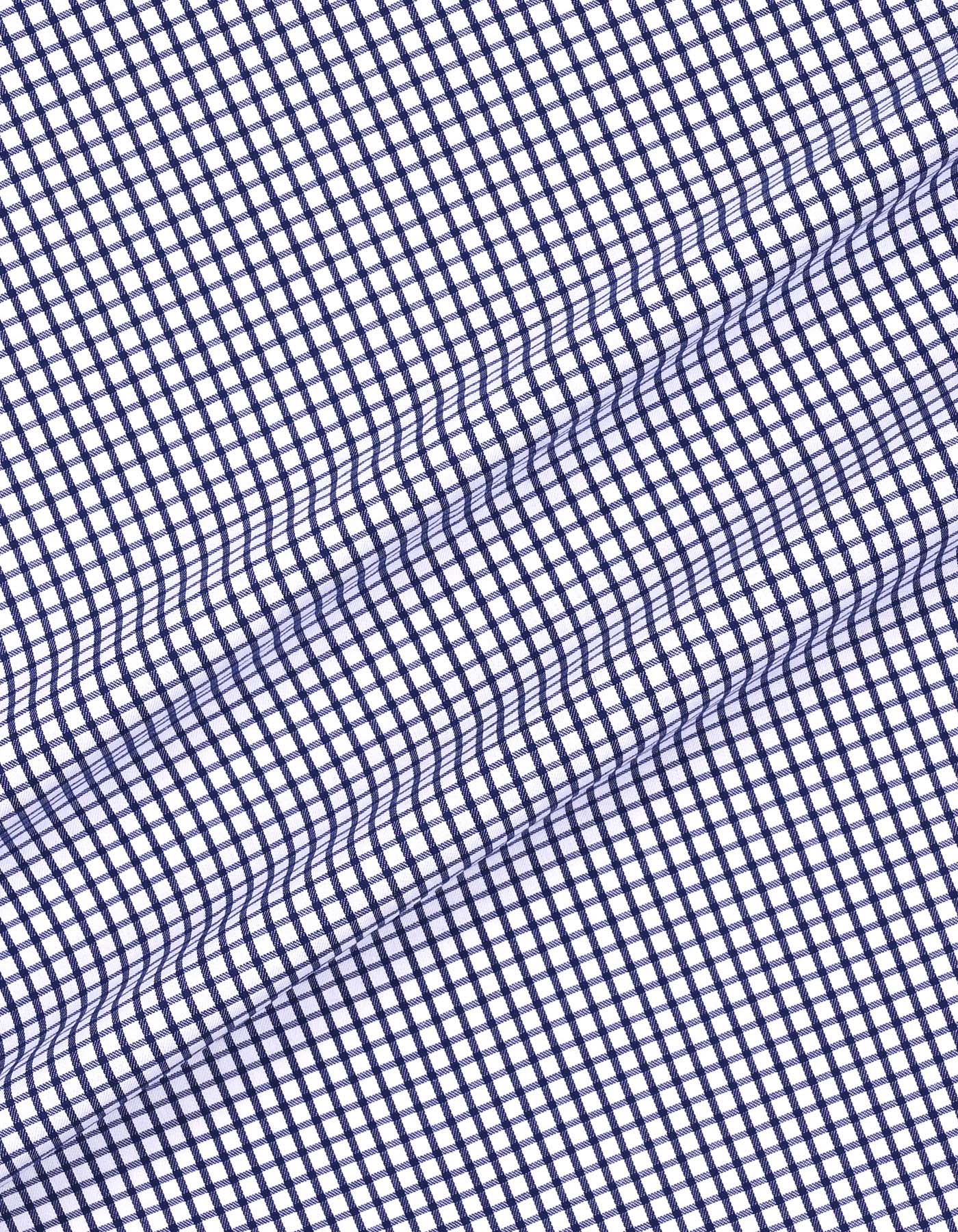 Check Navy Classic Fit Shirt FS2987RF-16