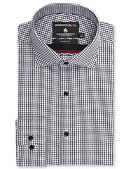 Check Black Tailored Smart Fit Shirt FS2988SF-14.5