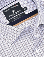 Check Brown Classic Fit Shirt FS2994RF-15