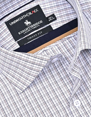Check Brown Tailored Smart Fit Shirt FS2994SF-15