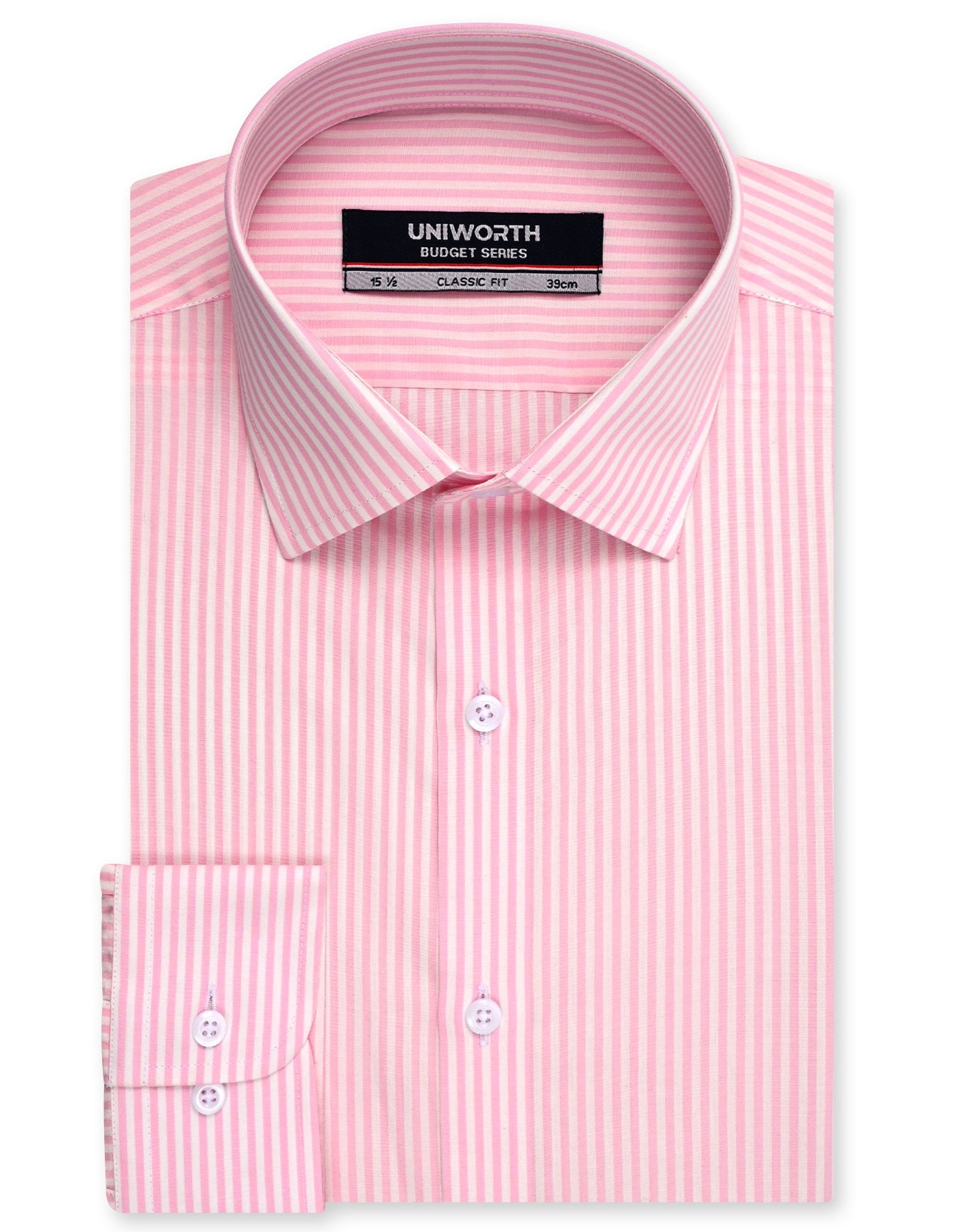 Stripe L Pink Classic Fit Shirt FS2997-1RF-14.5