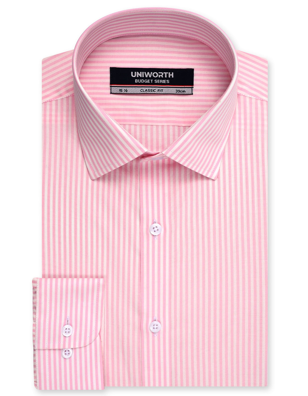Stripe L Pink Classic Fit Shirt FS2997-1RF-14.5