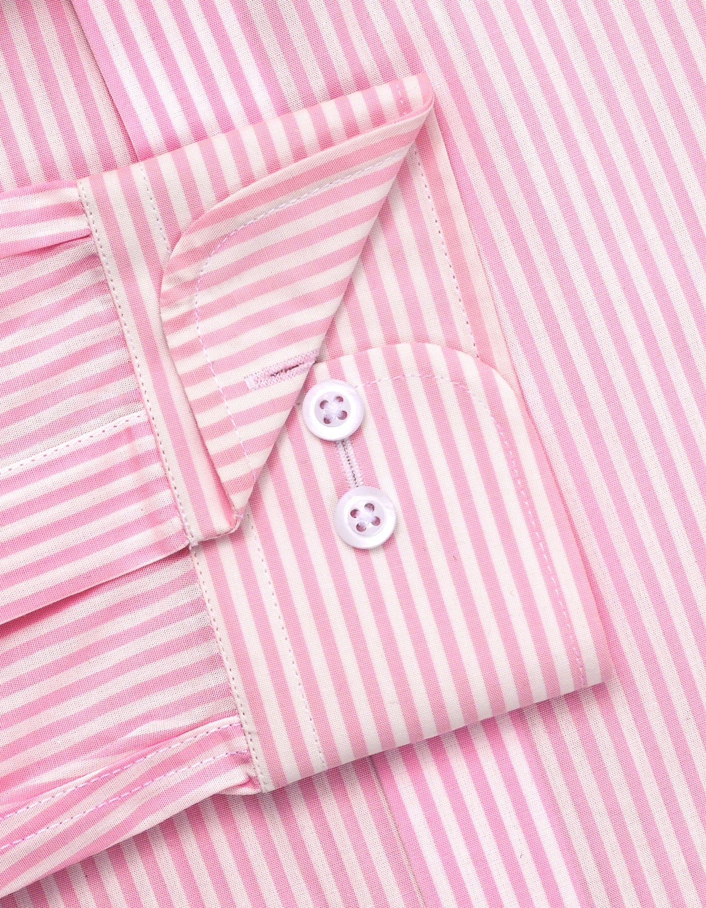 Stripe L Pink Tailored Smart Fit Shirt FS2997-1SF-15.5