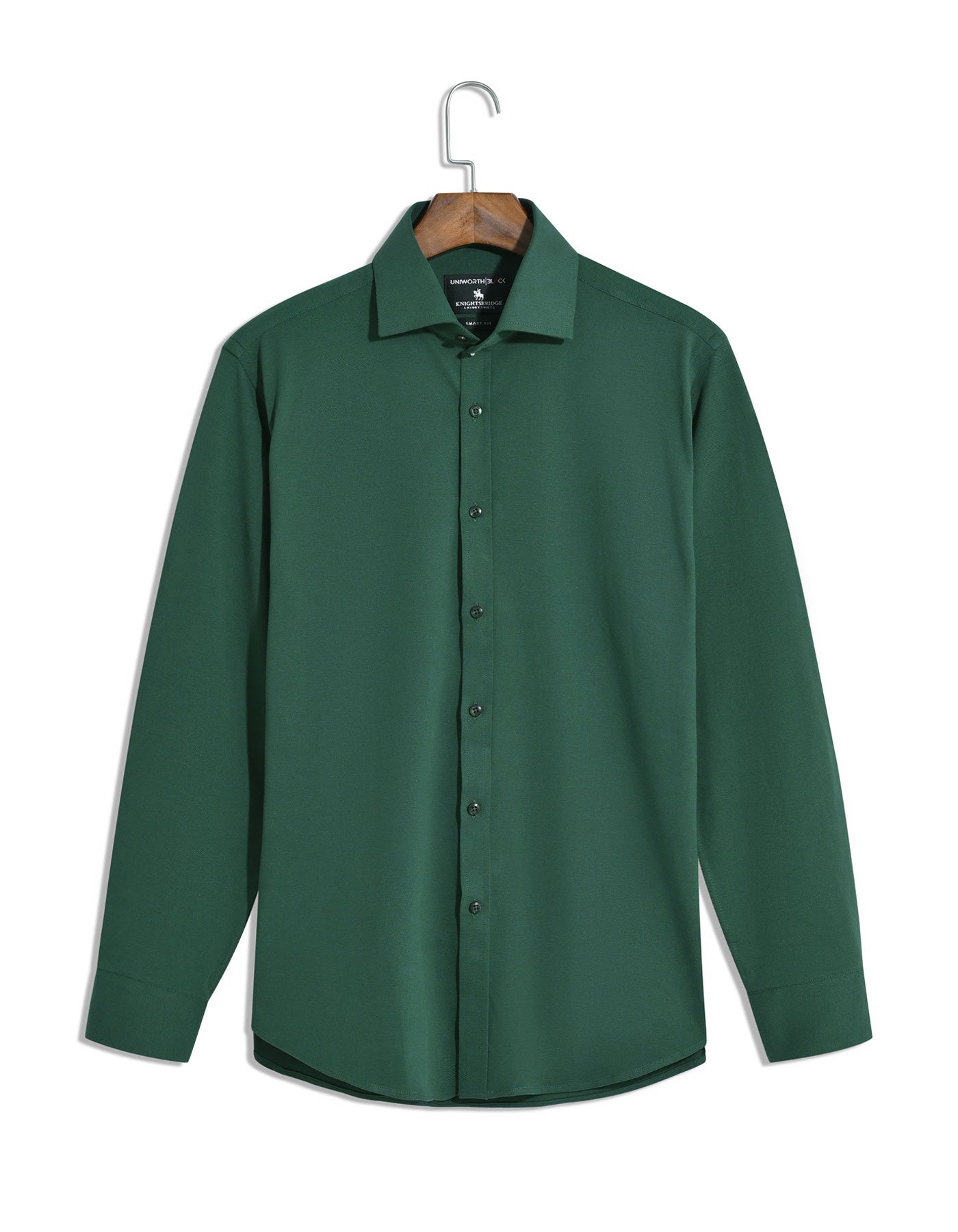 Plain Green Tailored Smart Fit Shirt FS29SF-15.5