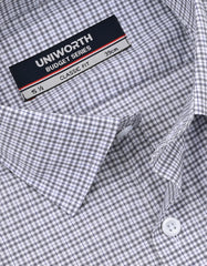 Check Grey Classic Fit Shirt FS3012RF-15