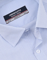 Check Blue Tailored Smart Fit Shirt FS3013SF-15