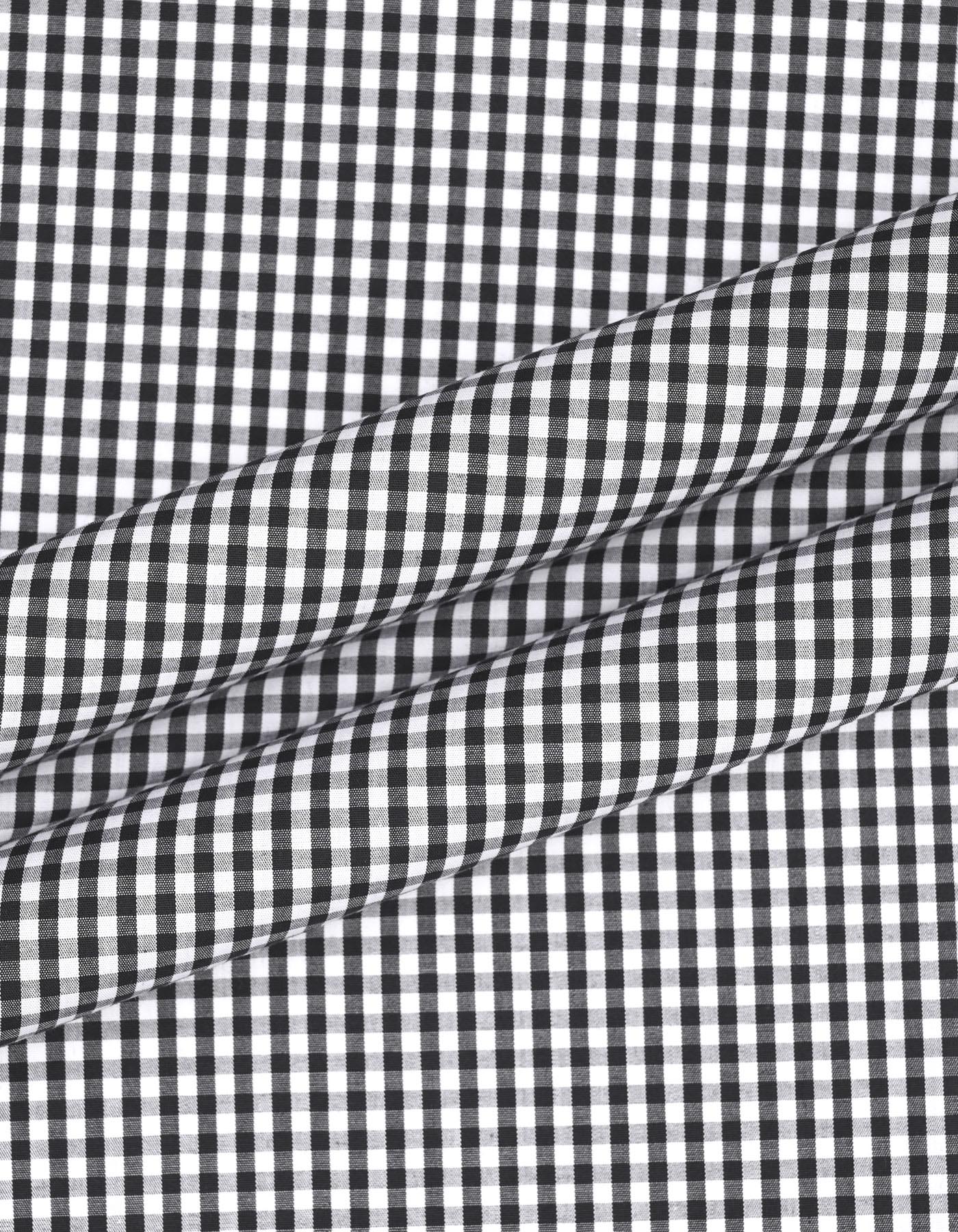 Check Black Classic Fit Shirt FS3014RF-16