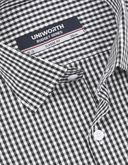Check Black Classic Fit Shirt FS3014RF-15
