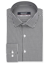 Check Black Classic Fit Shirt FS3014RF-14.5